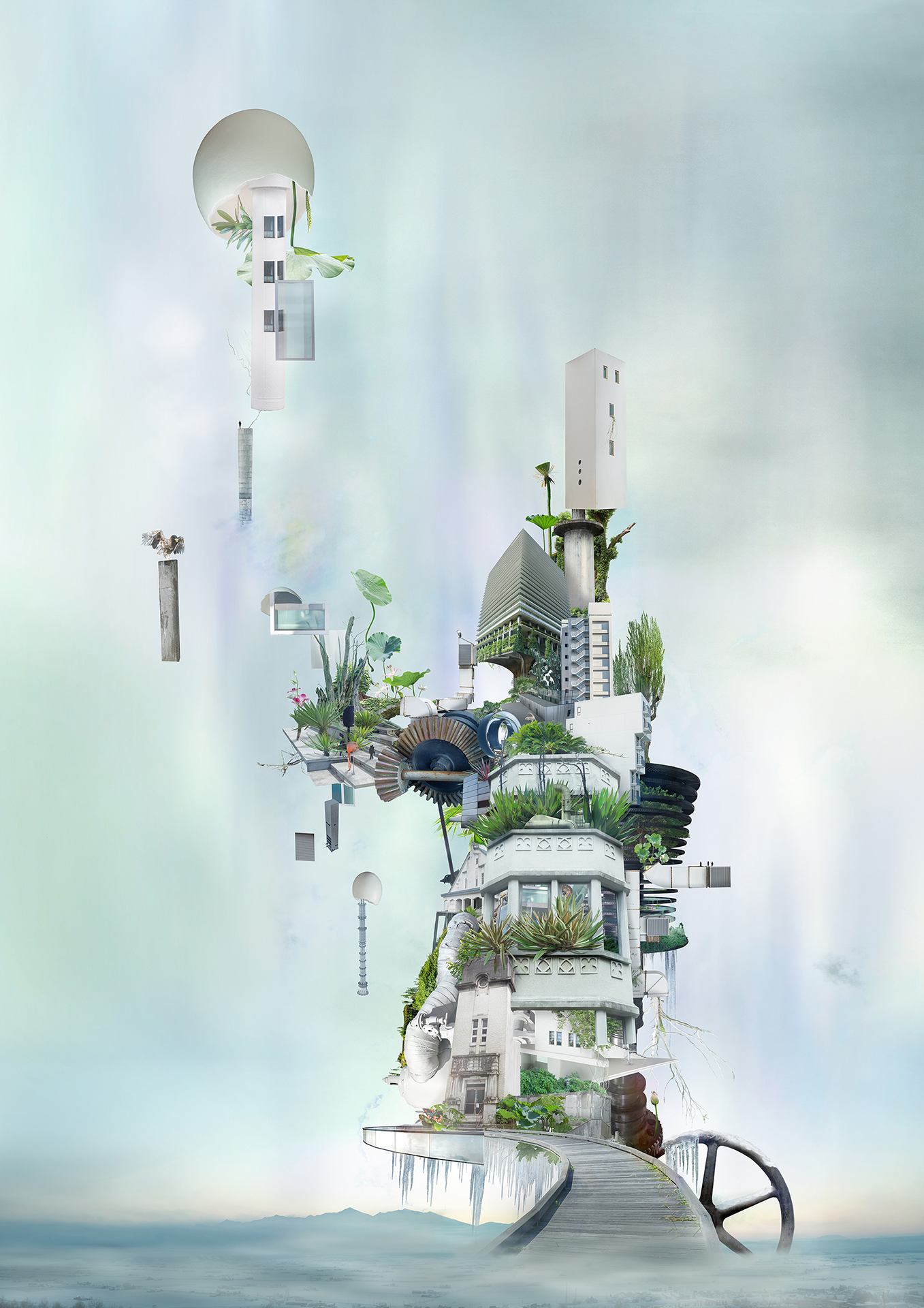 Utopia Skyscraper by Erika Kusumi